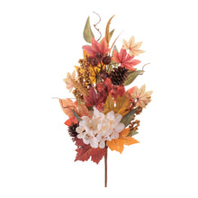 Load image into Gallery viewer, Harvest Mixed Hydrangea Spray (Set of 2)
