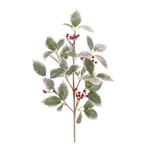 Load image into Gallery viewer, Holly Leaf and Berry Spray (Set of 2)
