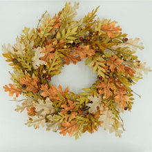 Load image into Gallery viewer, Harvest Oak Leaf Wreath 24"D
