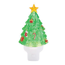 Load image into Gallery viewer, Christmas Tree Snow Globe Night Light 7"H
