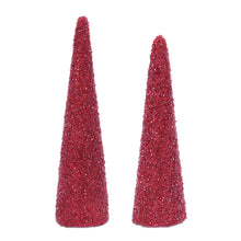 Load image into Gallery viewer, Beaded Cone Tree (Set of 2)
