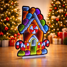 Load image into Gallery viewer, Gingerbread House Ekkolight 35"H
