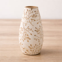 Load image into Gallery viewer, Botanical Pattern Ceramic Vase 8"H
