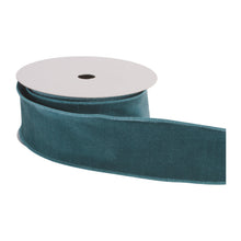 Load image into Gallery viewer, Solid Velvet Wired Polyester Ribbon 2.5" x 10 Yds.
