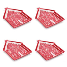Load image into Gallery viewer, Ceramic Gingerbread House Plate (Set of 4)
