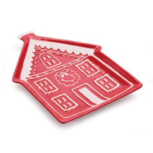 Load image into Gallery viewer, Ceramic Gingerbread House Plate (Set of 4)
