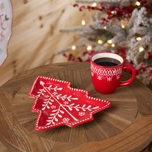 Load image into Gallery viewer, Ceramic Tree Plate (Set of 4)
