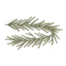 Load image into Gallery viewer, Glittered Pine Garland 6'L
