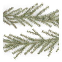 Load image into Gallery viewer, Glittered Pine Garland 6'L
