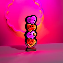 Load image into Gallery viewer, SmileyWorld¨ Heart Stack Ekkolight 12"H
