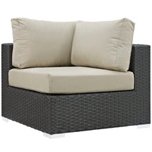 Load image into Gallery viewer, Sojourn 5 Piece Outdoor Patio Sunbrella¨ Sectional Set by Modway
