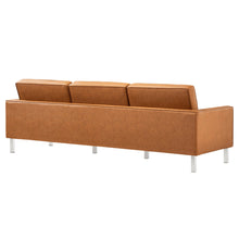 Load image into Gallery viewer, Loft Tufted Vegan Leather Sofa by Modway
