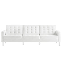 Load image into Gallery viewer, Loft Tufted Vegan Leather Sofa by Modway
