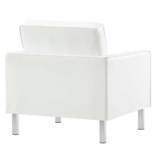 Load image into Gallery viewer, Loft Tufted Vegan Leather Armchair by Modway
