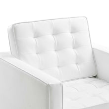 Load image into Gallery viewer, Loft Tufted Vegan Leather Armchair by Modway
