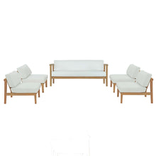 Load image into Gallery viewer, Bayport 5 Piece Outdoor Patio Teak Set by Modway
