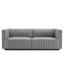 Load image into Gallery viewer, Conjure Channel Tufted Upholstered Fabric Loveseat by Modway
