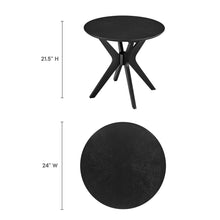 Load image into Gallery viewer, Crossroads 24Ó Round Wood Side Table by Modway

