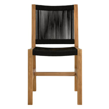 Load image into Gallery viewer, Vienna 3-Piece Outdoor Patio Teak and Rope Dining Set with Armless Chiars by Modway
