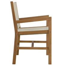 Load image into Gallery viewer, Vienna 5-Piece Outdoor Patio Teak and Rope Dining Set with Armchairs by Modway
