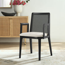 Load image into Gallery viewer, Monarch Wood and Rattan Dining Armchair by Modway
