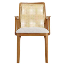Load image into Gallery viewer, Monarch Wood and Rattan Dining Armchair by Modway
