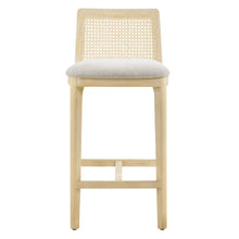 Load image into Gallery viewer, Monarch Wood and Rattan Counter Stool by Modway
