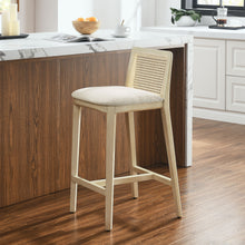 Load image into Gallery viewer, Monarch Wood and Rattan Counter Stool by Modway
