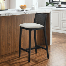 Load image into Gallery viewer, Monarch Wood and Rattan Counter Stool by Modway
