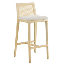 Load image into Gallery viewer, Monarch Wood and Rattan Bar Stool by Modway
