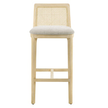 Load image into Gallery viewer, Monarch Wood and Rattan Bar Stool by Modway
