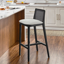 Load image into Gallery viewer, Monarch Wood and Rattan Bar Stool by Modway
