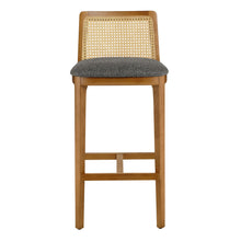 Load image into Gallery viewer, Monarch Wood and Rattan Bar Stool by Modway
