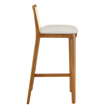 Load image into Gallery viewer, Monarch Wood and Rattan Bar Stool by Modway
