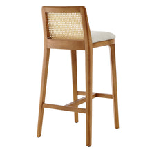 Load image into Gallery viewer, Monarch Wood and Rattan Bar Stool by Modway

