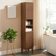 Load image into Gallery viewer, Render Tall Narrow Bathroom Storage Cabinet by Modway
