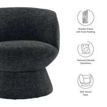 Load image into Gallery viewer, Vesta Chenille Fabric Upholstered Swivel Chair by Modway
