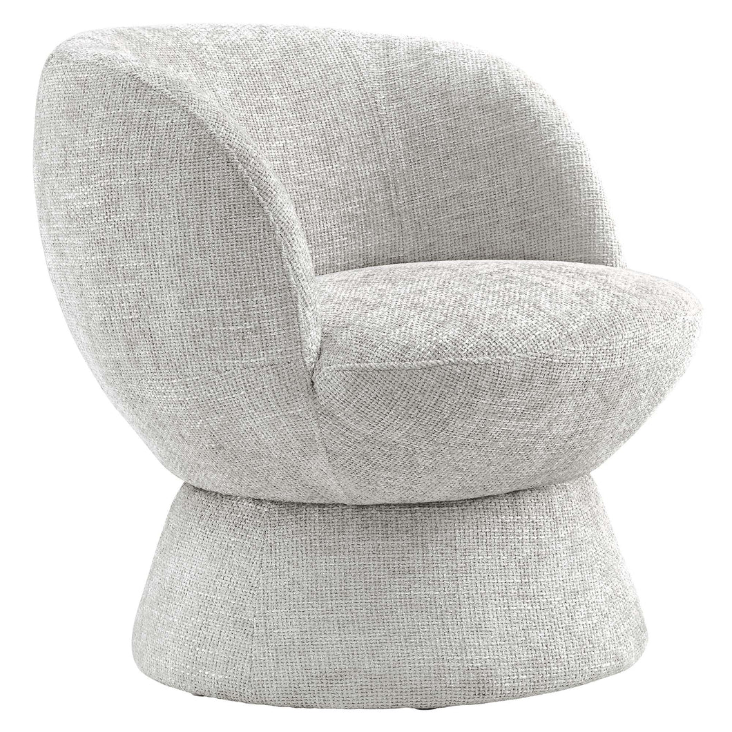 Vesta Chenille Fabric Upholstered Swivel Chair by Modway