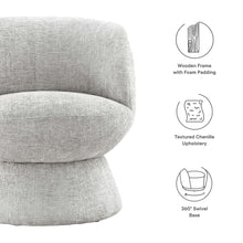 Load image into Gallery viewer, Vesta Chenille Fabric Upholstered Swivel Chair by Modway
