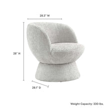 Load image into Gallery viewer, Vesta Chenille Fabric Upholstered Swivel Chair by Modway
