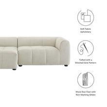Load image into Gallery viewer, Liana Left-Facing Upholstered Fabric Modular Sofa with Chaise by Modway
