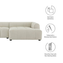 Load image into Gallery viewer, Liana Right-Facing Upholstered Fabric Modular Sofa with Chaise by Modway
