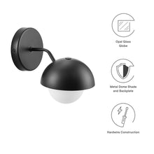 Load image into Gallery viewer, Eclipse Globe Wall Sconce by Modway
