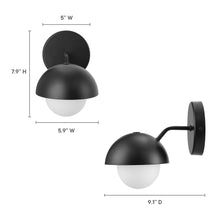 Load image into Gallery viewer, Eclipse Globe Wall Sconce by Modway
