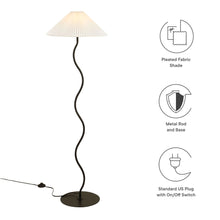Load image into Gallery viewer, Wave Squiggle Floor Lamp by Modway
