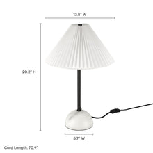 Load image into Gallery viewer, Illusion Marble Dome Table Lamp by Modway
