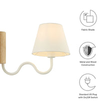 Load image into Gallery viewer, Sunlit Squiggle Arm Wall Sconce by Modway
