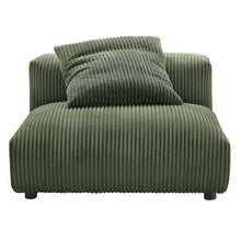 Load image into Gallery viewer, Solace Modular Corduroy Upholstered Armless Chair and Ottoman Set by Modway
