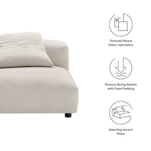 Load image into Gallery viewer, Solace Modular Upholstered Fabric Armless Chair by Modway
