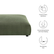 Load image into Gallery viewer, Solace Modular Corduroy Upholstered Ottoman by Modway
